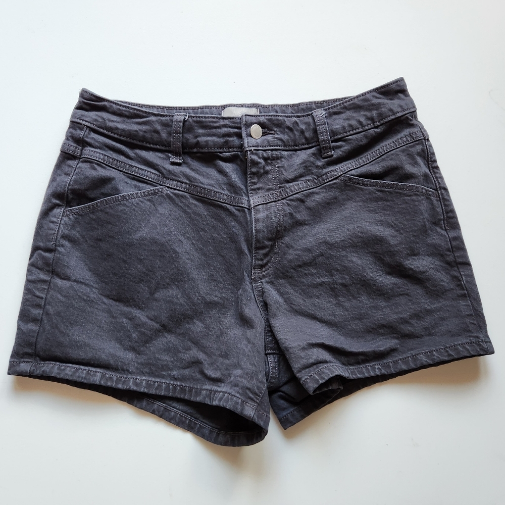 Black Denim Shorts